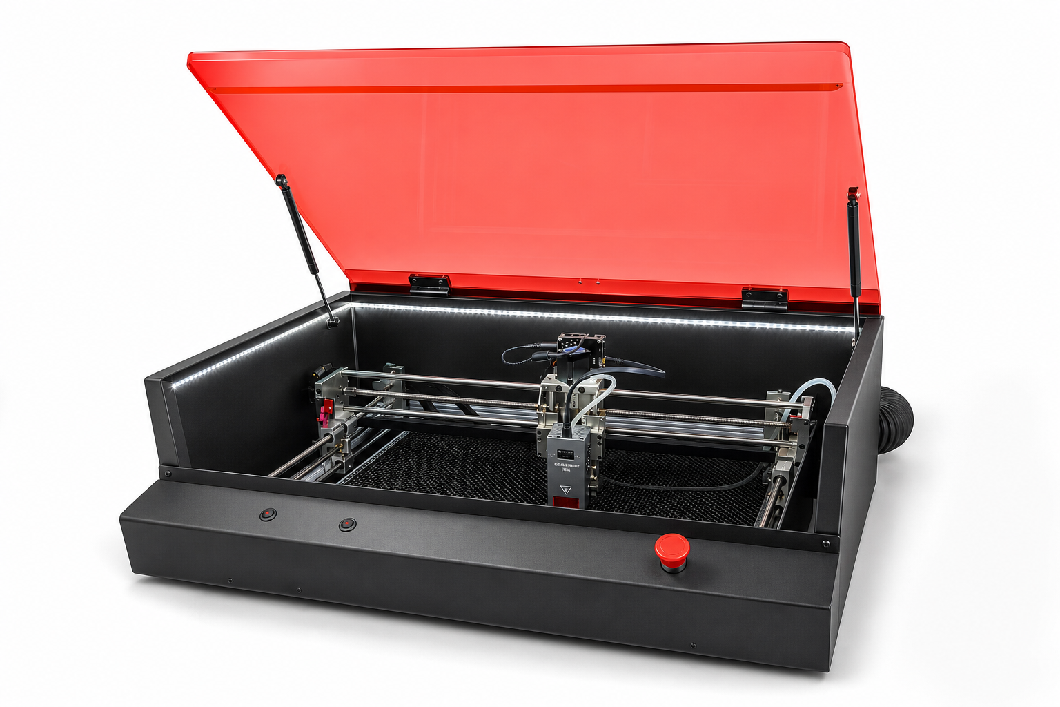 CNC Magia Roja v3 de VELO inc con tapa roja abierta