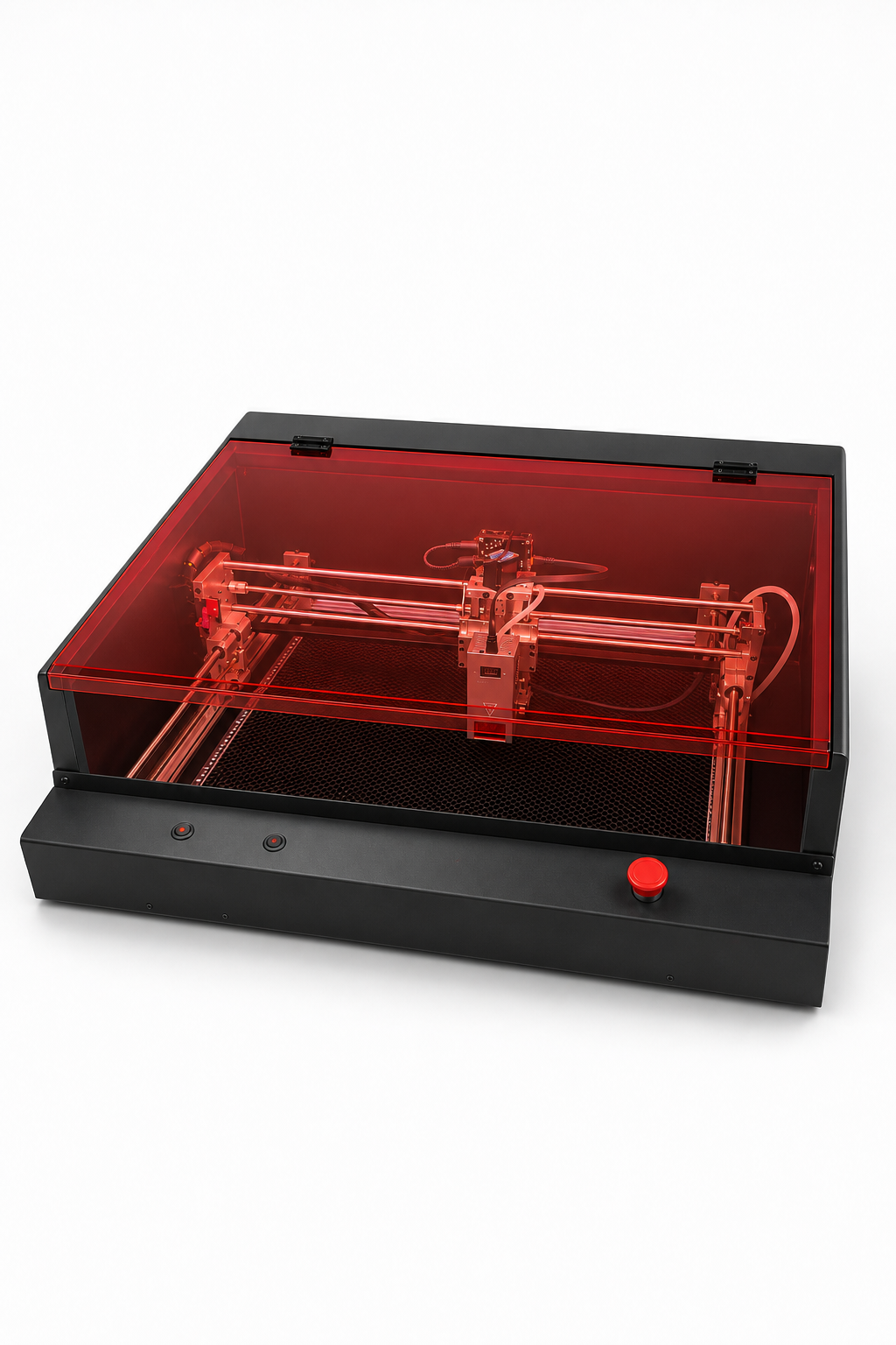 CNC Magia Roja v3 con su tapa roja cerrada