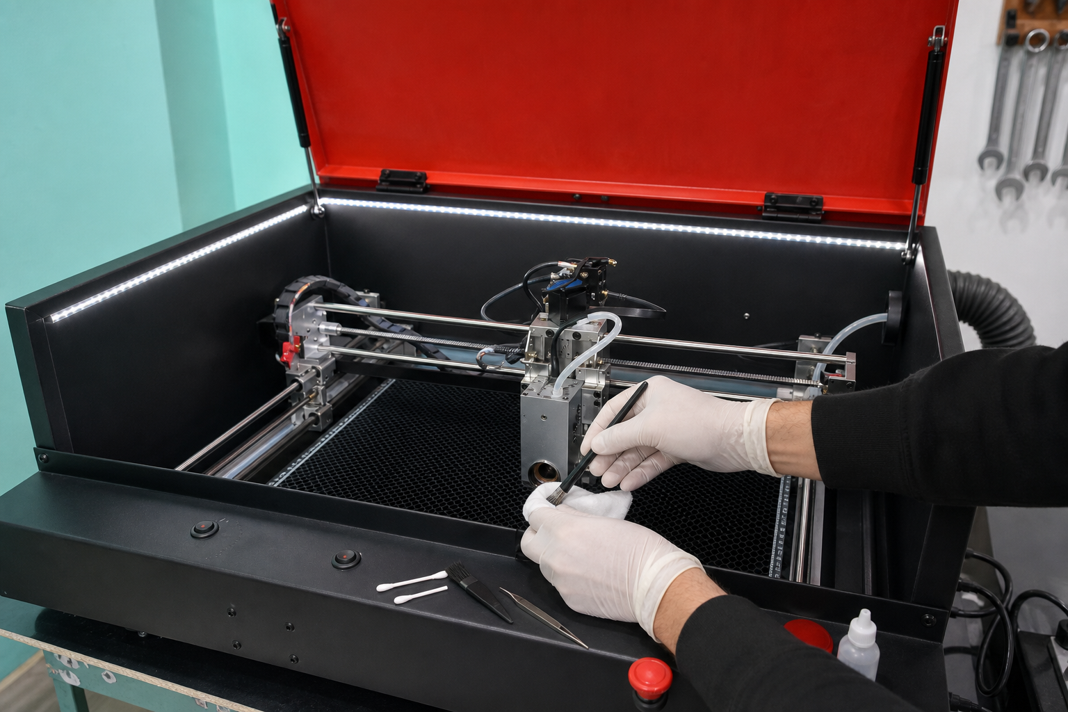 Servicio de mantenimiento de la CNC Magia Roja